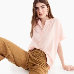 J. Crew Point Sur Silk Popover XS